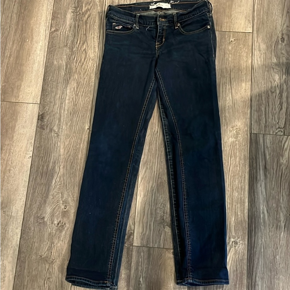 Hollister inseam 33 Dark Blue Straight Leg Jeans